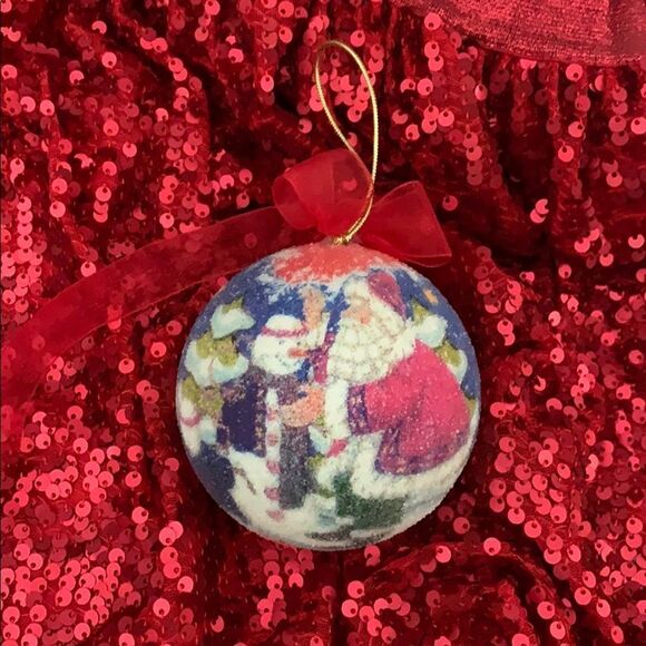 Other - Santa and Snowman Christmas Ornament